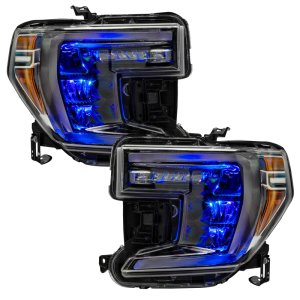 Chevrolet Silverado 1500 Headlight Kit - ORACLE Lighting - Demon Eye + ColorSHIFT - RGB+W - `19-`21